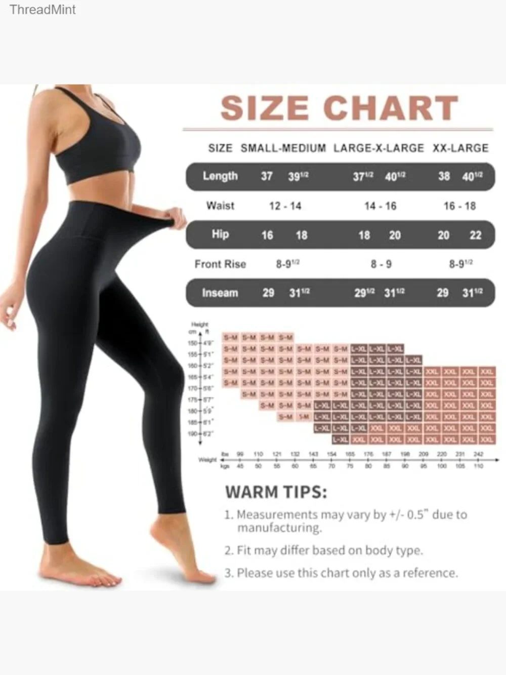 High Waisted Full Length Buttery Soft Yoga Pants Workout Athletic Leggings - Picture 5 of 7